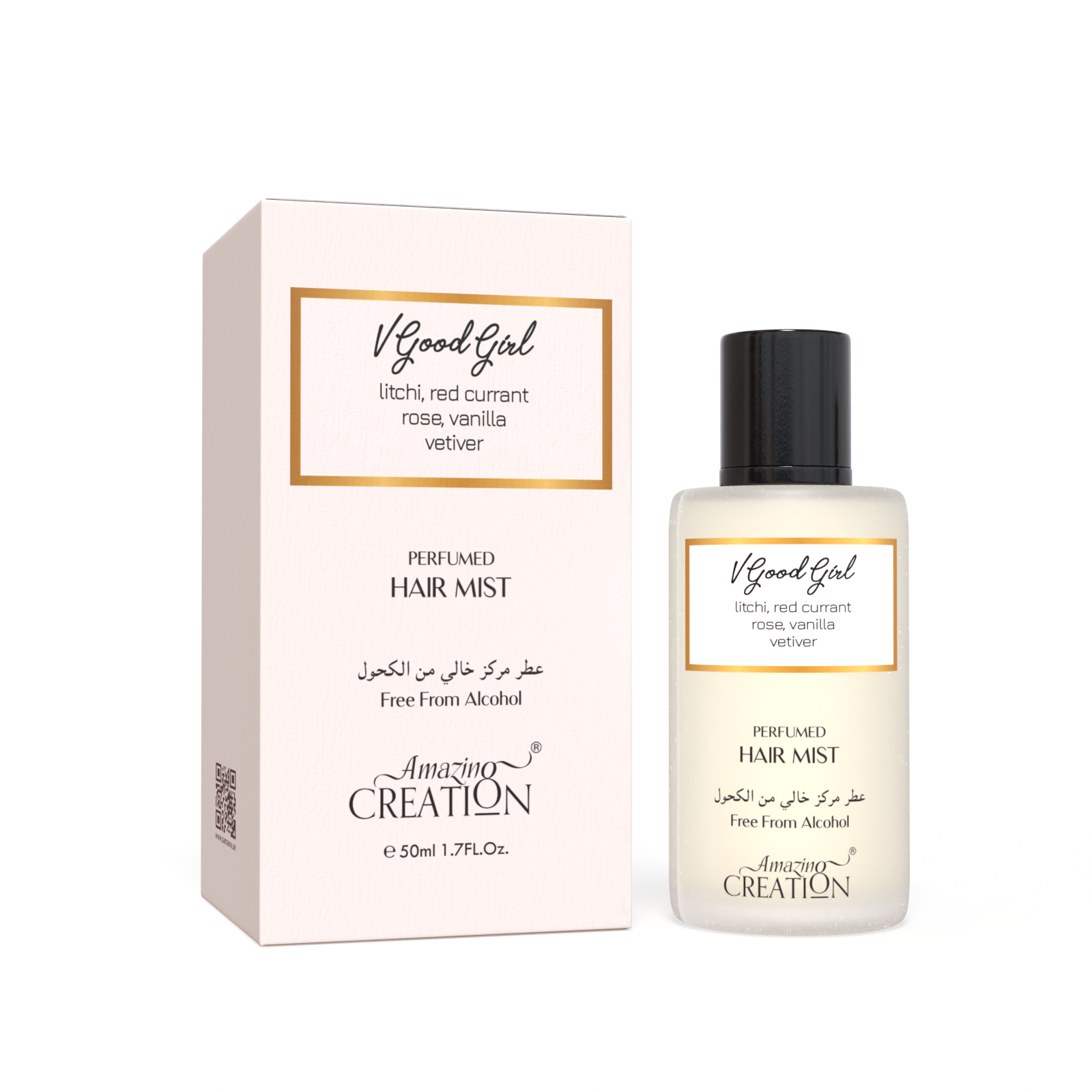 Amazing Creation V Good Girl Alcohol Free Hair Mist For Women 50ml