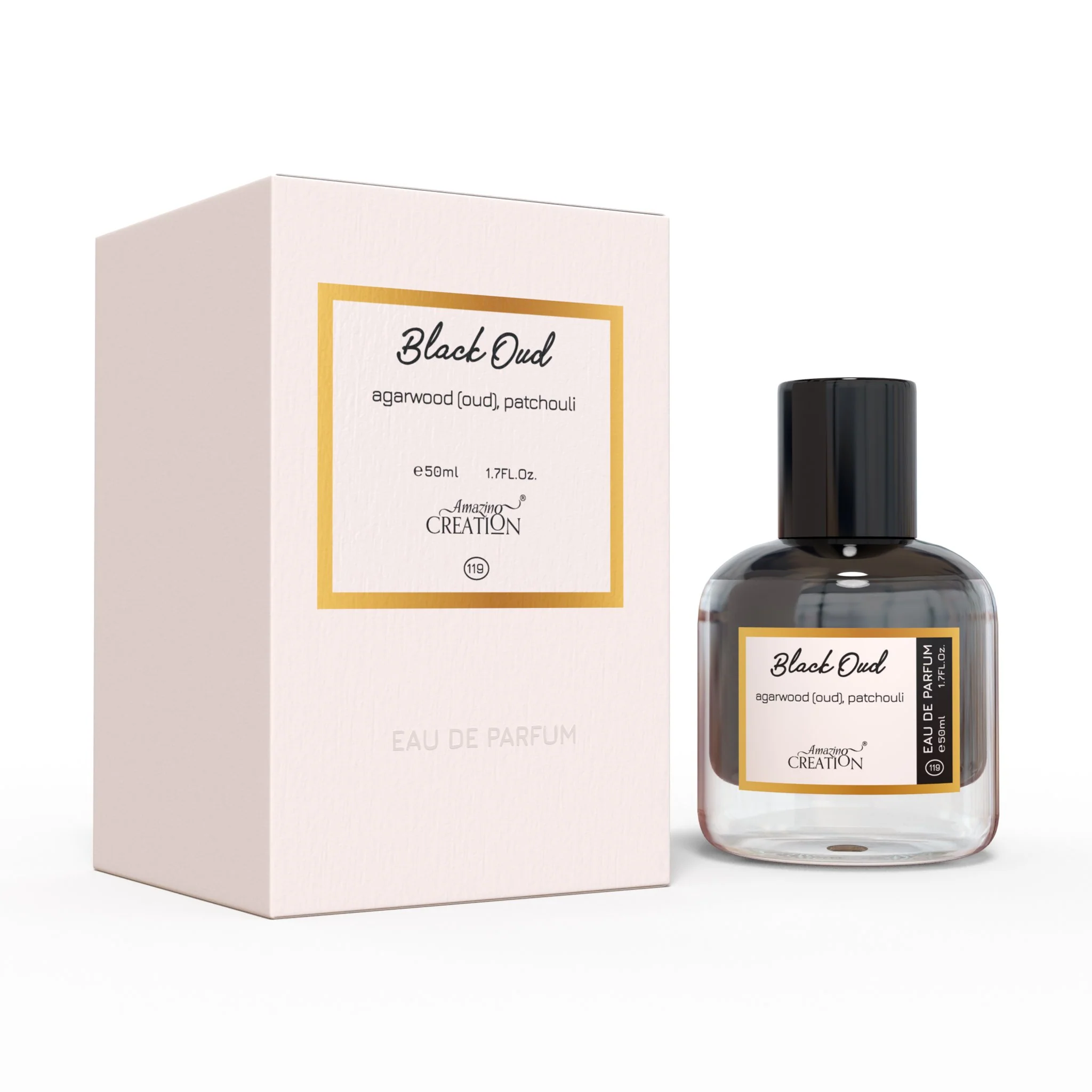 Black Oud Perfume For Unisex EDP 50ml