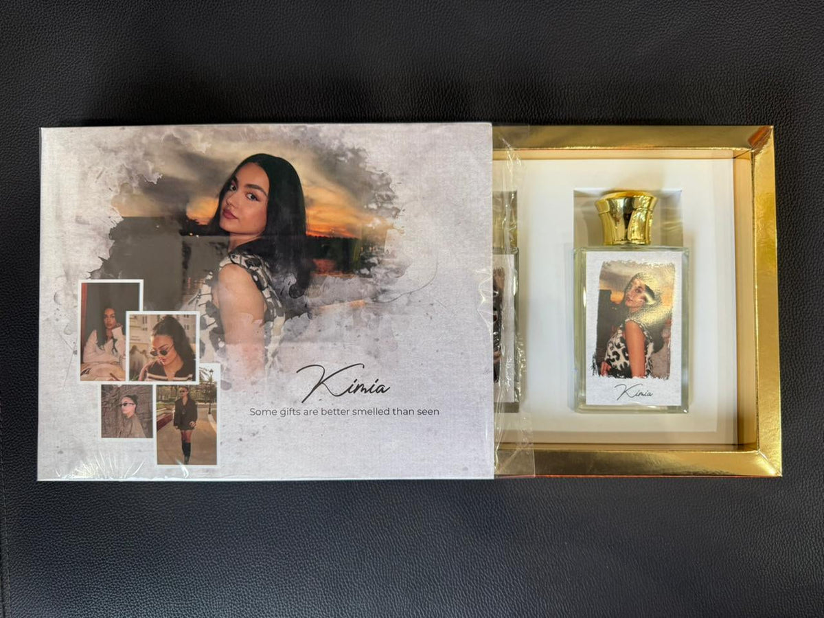 Customized - Personalized Perfume Gift - High Quality Fragrance - For Wedding - Birthday - Valentine - Corporate Events - 2 x 50 ml