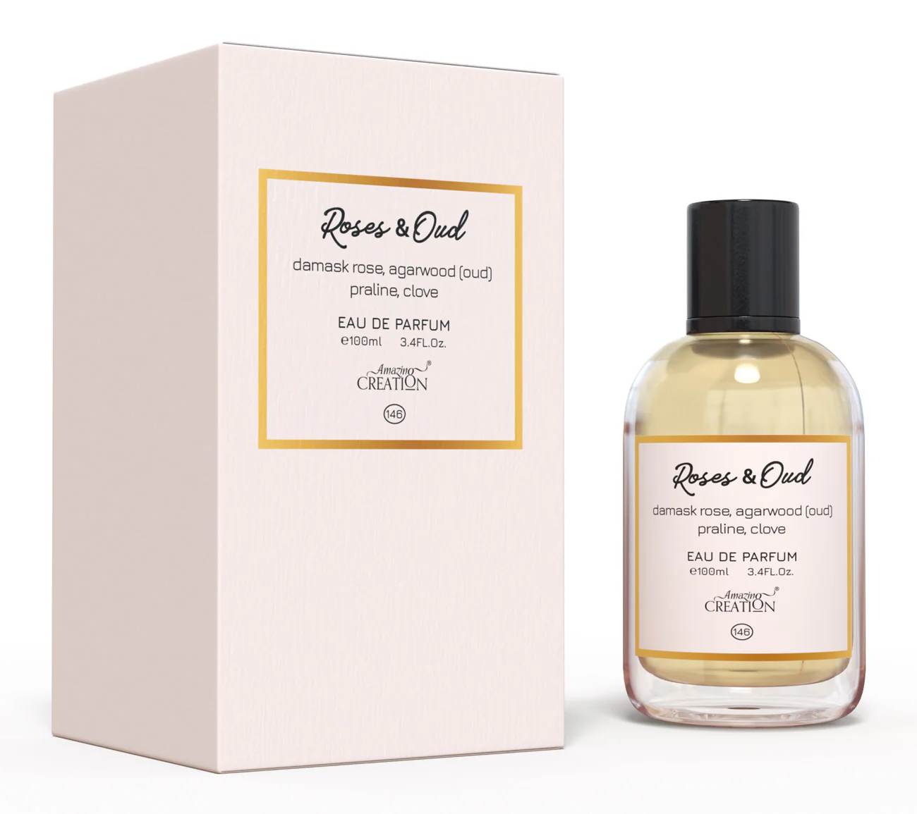 Roses & Oud Perfume For Unisex EDP 100ml