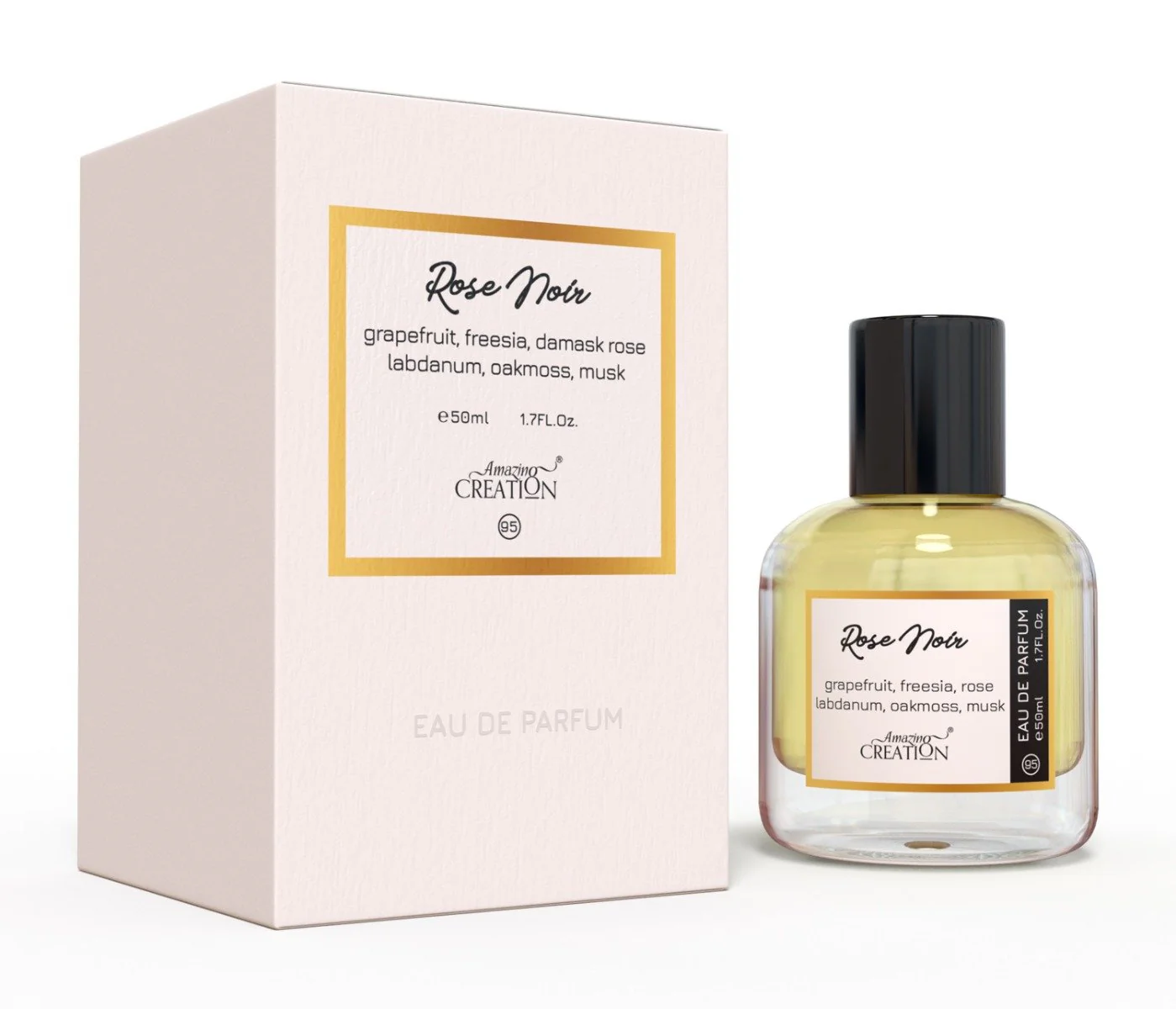 Rose noir Perfume For Unisex EDP 50ml