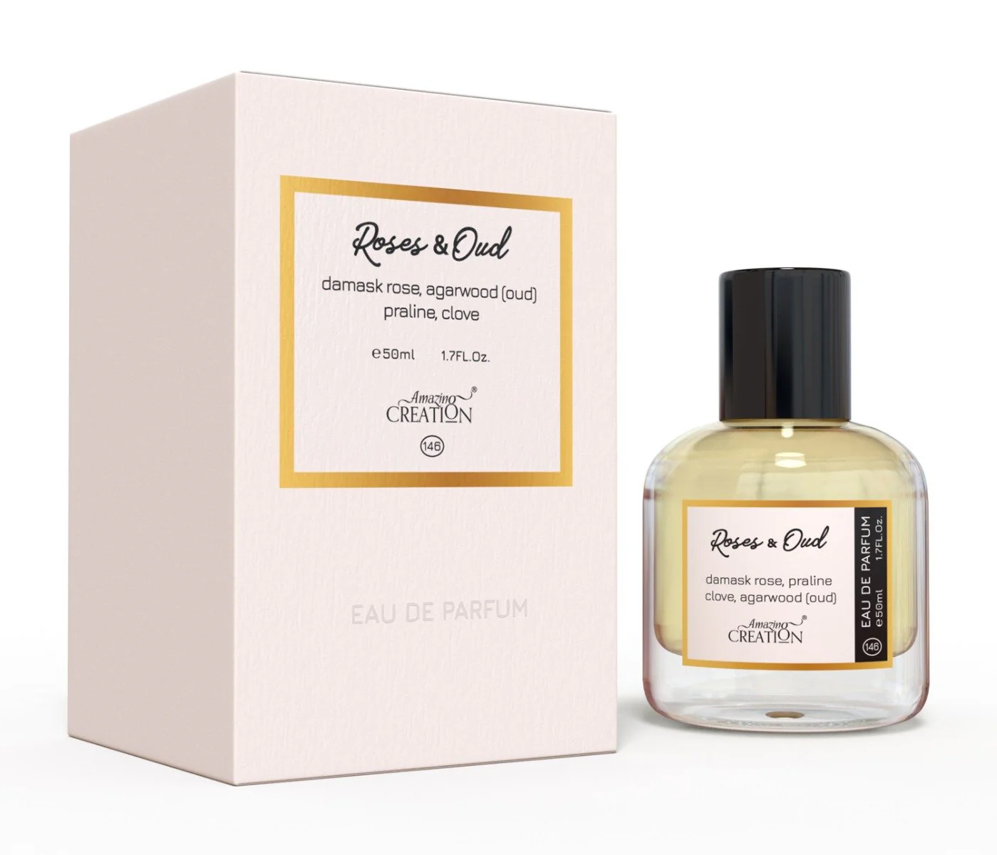 Roses & Oud Perfume For Unisex EDP 50ml
