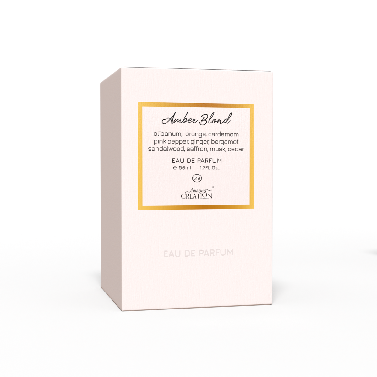 Amazing Creation Amber Blond Perfume For Unisex EDP 50ml