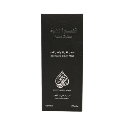 Aqua Zahra Room & Linen Mist Alcohol free 500ml