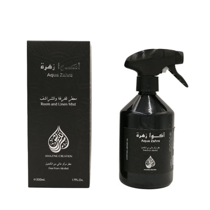 Aqua Zahra Room & Linen Mist Alcohol free 500ml