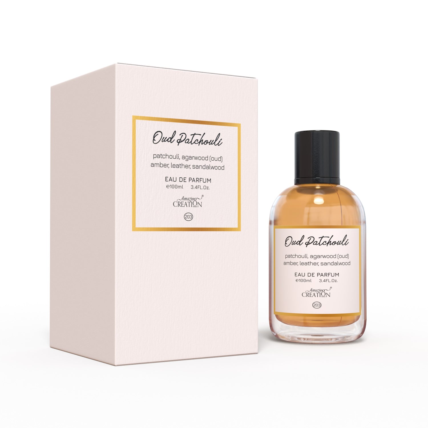 Amazing Creation Oud Patchouli - Perfume For Unisex EDP 100ml PFB-203