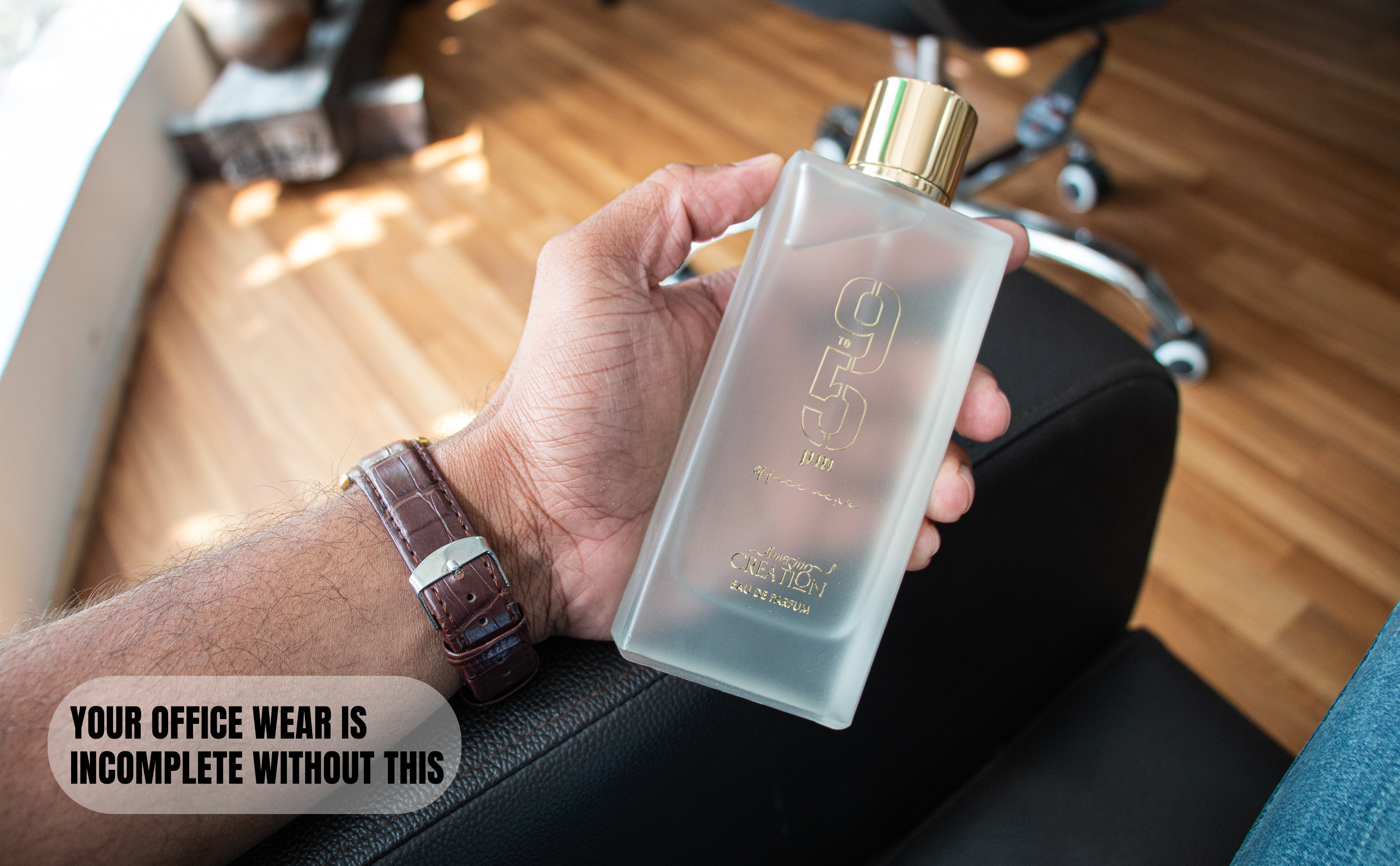 عطر مناسب للعمل من الساعة 9 صباحًا حتى 5 مساءً، مناسب للجنسين، 120 مل