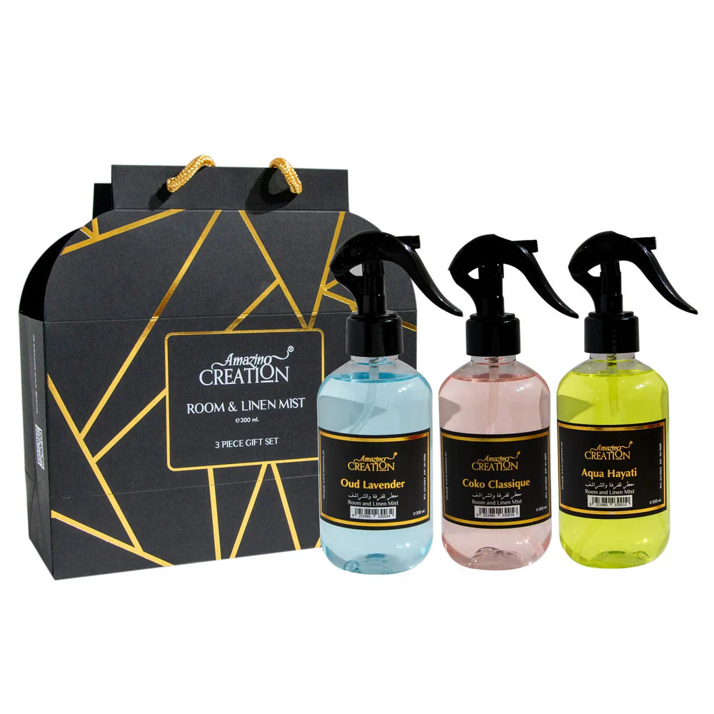 Room & Linen Mist Gift Set 3x300ml Astd.