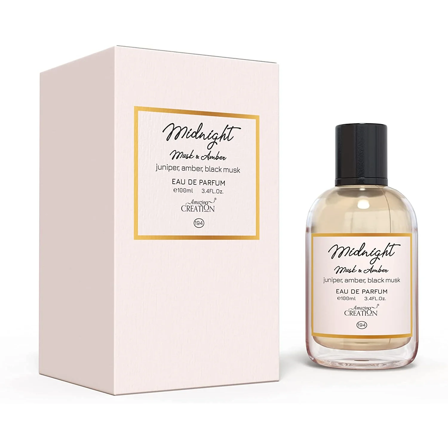 Midnight Musk & Amber Perfume For Unisex EDP 100ml