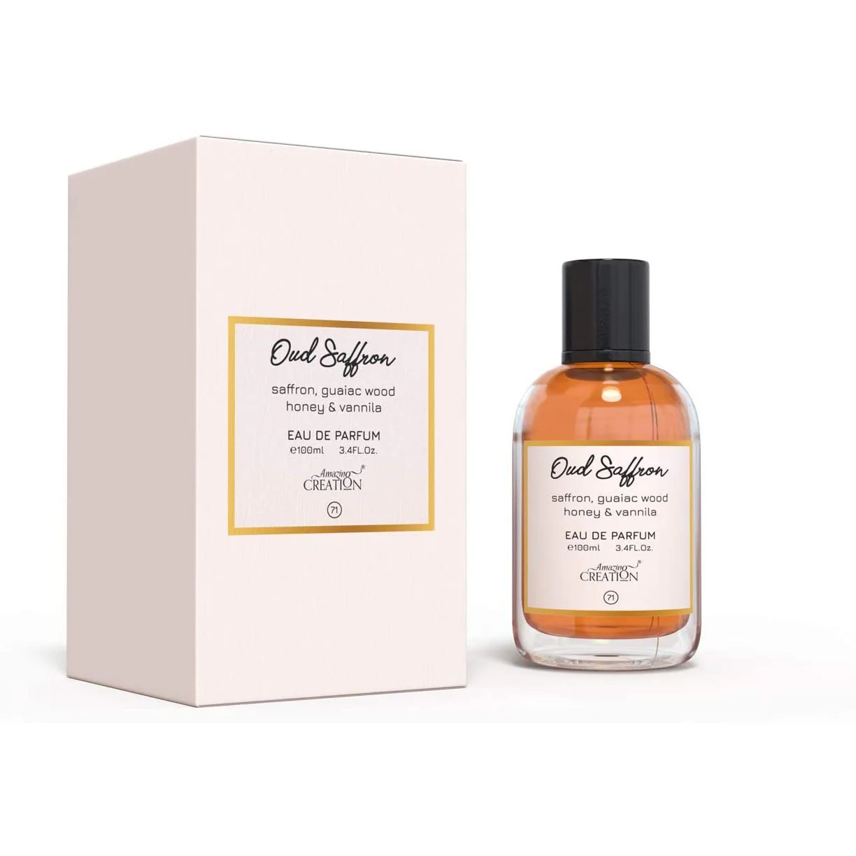 Oud Saffron Perfume For Unisex EDP 100ml