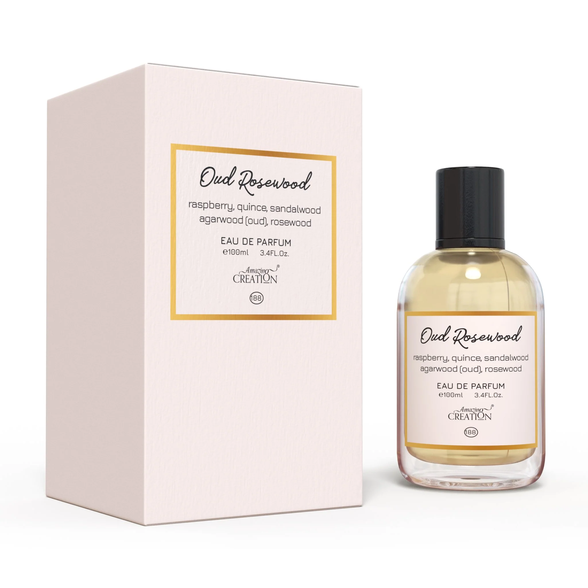 Oud Rosewood Perfume For Unisex EDP 100ml